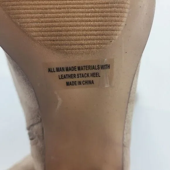 dv by dolce vita treasure women's over the knee boots synthetic almond toe 10 - Picture 14 of 16